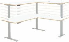 Nábytek do pracovny a kanceláře VANCOUVER WH_ psací stůl rohový 50 35 WH 26_ rozměry š/v/h_ 185/64/177 cm_ s výškově nastavitelnou pracovní deskou stolu od 64 cm do 129 cm, včetně 2 motorů s paměťovou funkcí_ fáze polohování_ obr. 34 Nábytek do pracovny a kanceláře VANCOUVER WH_ psací stůl rohový 50 35 WH 26_ rozměry š/v/h_ 185/64/177 cm_ s výškově nastavitelnou pracovní deskou stolu od 64 cm do 129 cm, včetně 2 motorů s paměťovou funkcí_ fáze polohování_ obr. 34