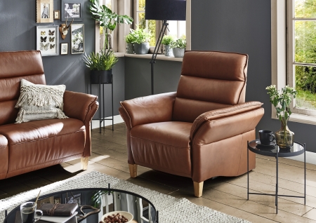 Sedací souprava MONACO 3613_křeslo + volitelná funkce RELAX_v kůži Mercury brandy_obr. 12