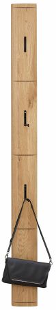 Předsíňový nábytek BALAO_ závěsný šatní panel 67 04 HH 40_ rozměry š/v/h_ 15/180/17 cm_ foto s dekorací_ obr. 4