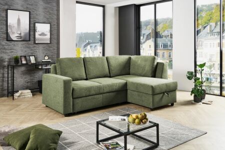 Sedací souprava MULTIFLEXX PLUS_ sestava 2112_BETT.E + 8302_BK_ područka č. 2_  rozměry sestavy zleva 231 x 162 cm_ plocha na spaní 120 x 205 cm_ úložný prostor_ obr. 2