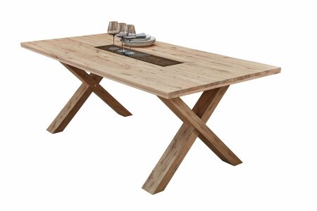 Nábytek do obývacího pokoje ARCANA_ jídelní stůl 22 B9 HH 01_ rozměry š/v/h_ 200/78/100 cm_ foto s dekoracemi_ obr. 11