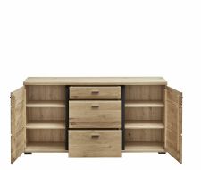 Nábytek do obývacího pokoje a jídelny ATLANTA_ sideboard 1L 17 HU 20_ rozměry š/v/h_ 170/86/42 cm_ otevřený_ obr. 8 Nábytek do obývacího pokoje a jídelny ATLANTA_ sideboard 1L 17 HU 20_ rozměry š/v/h_ 170/86/42 cm_ otevřený_ obr. 8