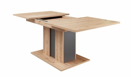Nábytek do obývacího pokoje a jídelny VANCOUVER_ jídelní stůl 2K G6 GH 01_ rozměry š/v/h_ 160-210/75/90 cm_ fáze rozkládání_ obr. 9