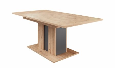 Nábytek do obývacího pokoje a jídelny VANCOUVER_ jídelní stůl 2K G6 GH 01_ rozměry š/v/h_ 160-210/75/90 cm_ rozložený_ obr. 10