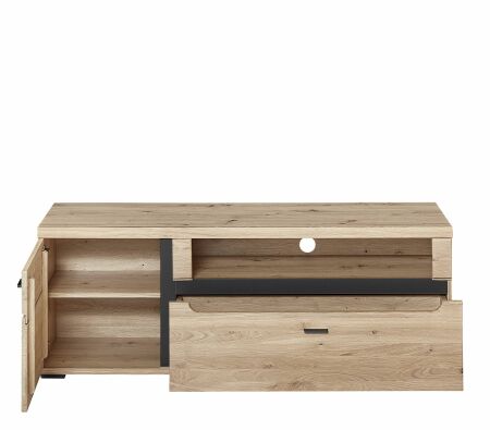 Nábytek do obývacího pokoje ATLANTA_ TV-spodní díl 1L 17 HU 31_ rozměry š/v/h_ 150/55/42 cm_ otevřený_ obr. 12