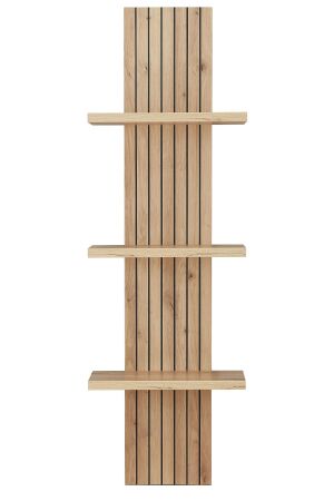 Nábytek do obývacího pokoje BASIC_ závěsný policový panel 10 J3 99 50_ rozměry š/v/h_ 38/120/22 cm_ obr. 8