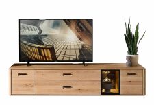 Nbytek do obvacho pokoje DENTON_ zvsn element 46 07 HH 33_ rozmry /v/h_ 220/46/45 cm_ eln pohled_ foto s dekorac_ voliteln LED osvtlen_ obr. 7
