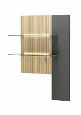 Nábytek do obývacího pokoje FELINO at_ závěsný panel 40 20 17-2_ rozměry š/v/h_ 82/133/28 cm_ LED osvětlení jako volitelné příslušenství_ obr. 6