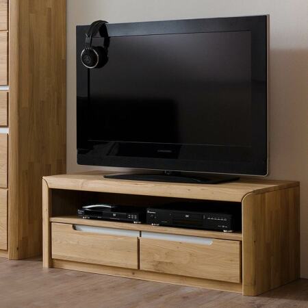 Nábytek do obývacího pokoje FIRENZE_ TV- spodní díl 40 52 12 20 _ rozměry š/v/h_ 114/43/46 cm_ foto s dekorací_ obr. 6