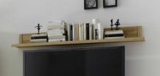Nábytek do obývacího pokoje FIRENZE_ závěsná police velká 40 52 12 31 _ rozměry š/v/h_ 165/20/25 cm_ foto s dekorací_ obr. 7