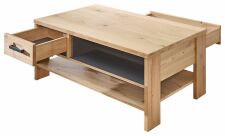 Nábytek do obývacího pokoje GAMMA_ konferenční stůl 2X 15 HH 02_ rozměry š/v/h_ 110/45/65 cm_ otevřený_ pohled ze zadní strany_ obr. 13