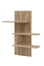 Nábytek do obývacího pokoje a jídelny LISBOA_ závěsný policový panel 40 52 30 69_ rozměry š/v/h_ 80/100/25 cm_ obr. 7