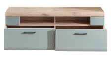 Nábytek do obývacího pokoje PHOENIX_ TV spodní díl 10 A1 H9 31_ rozměry š/v/h_ 140/51/47 cm_ otevřený_ obr. 9