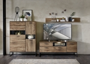 Nbytek do obvacho pokoje RICHMOND_ sestava 4T 23 VV 81_ rozmry /v/h_ 310/165/48 cm_ LED osvtlen jako voliteln psluenstv_ foto s dekorac_ obr. 1