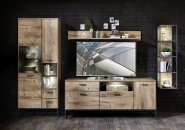 Nbytek do obvacho pokoje RICHMOND_ sestava 4T 23 VV 88_ rozmry /v/h_ 310/196/48 cm_ LED osvtlen jako voliteln psluenstv_ foto s dekorac_ obr. 1