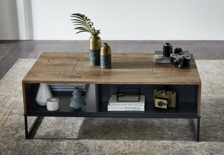 Nábytek do obývacího pokoje RICHMOND_ konferenční stůl 2T 23 VV 02_ rozměry š/v/h_ 115/42/65 cm_ foto s dekorací_ zadní strana_ obr. 10