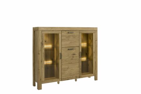 Obývací a jídelní nábytek ALTO_ highboard 17 s LED osvětlením_ obr. 12