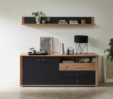 Obývací a jídelní nábytek ARCOS_ sideboard 20 + závěsná police 40_ čelní pohled_ obr. 4 Obývací a jídelní nábytek ARCOS_ sideboard 20 + závěsná police 40_ čelní pohled_ obr. 4