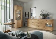 Obývací a jídelní nábytek ARTEMIS_ vitrína 147410EN + sideboard 147435EN + odkládací stolek 147461MEN_včetně LED osvětlení_ obr. 2