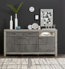 Obývací a jídelní nábytek GRACE _ sideboard velký 40 54 3T 21_ čelní pohled_ obr. 18 Obývací a jídelní nábytek GRACE _ sideboard velký 40 54 3T 21_ čelní pohled_ obr. 18