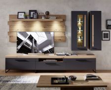 Obývací a jídelní nábytek LAMIA graphite _sestava 10 J4 GH 80_ čelní pohled _obr. 5 Obývací a jídelní nábytek LAMIA graphite _sestava 10 J4 GH 80_ čelní pohled _obr. 5