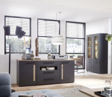 Obývací a jídelní nábytek LAMIA graphite _sideboard 10 J4 GH 20 _obr. 7 Obývací a jídelní nábytek LAMIA graphite _sideboard 10 J4 GH 20 _obr. 7