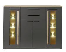 Highboard LAMIA graphite 10 J4 GH 22 _ čelní pohled_ obr. 29 Highboard LAMIA graphite 10 J4 GH 22 _ čelní pohled_ obr. 29