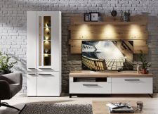 Obývací a jídelní nábytek LAMIA white _sestava 10 J4 WH 81_čelní pohled _obr. 5 Obývací a jídelní nábytek LAMIA white _sestava 10 J4 WH 81_čelní pohled _obr. 5