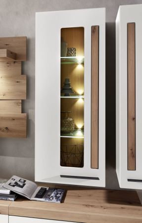 Obvac a jdeln nbytek LAMIA white _ detail zvsn vitriny _obr. 18