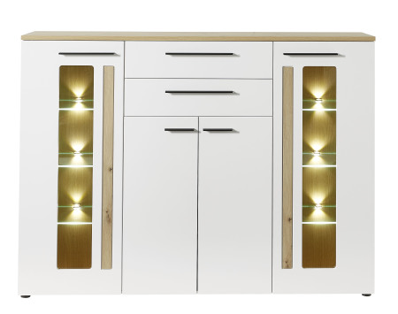 Highboard LAMIA 10 J4 WH 22_ eln pohled_ obr. 35