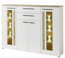 Highboard LAMIA 10 J4 WH 22_ šikmý pohled_ obr. 36 Highboard LAMIA 10 J4 WH 22_ šikmý pohled_ obr. 36