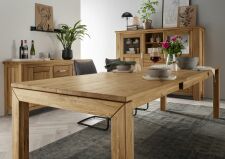 Obývací a jídelní nábytek LOFT_ divoký dub přírodní masiv_ volná sestava_ jídelna_ obr. 4 Obývací a jídelní nábytek LOFT_ divoký dub přírodní masiv_ volná sestava_ jídelna_ obr. 4