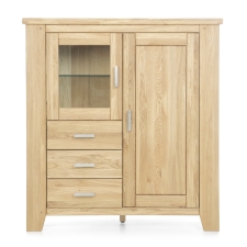 Masivní nábytek LOFT_ highboard typ 155 194 42_ čelní pohled_ obr. 22 Masivní nábytek LOFT_ highboard typ 155 194 42_ čelní pohled_ obr. 22