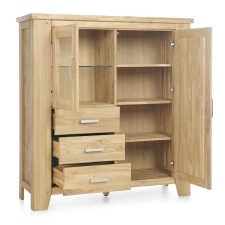 Masivní nábytek LOFT_ highboard typ 155 194 42_ otevřený_ obr. 24 Masivní nábytek LOFT_ highboard typ 155 194 42_ otevřený_ obr. 24