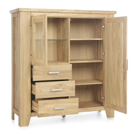 Masivn nbytek LOFT_ highboard typ 155 194 42_ oteven_ obr. 24