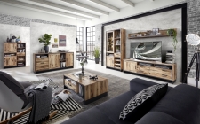 Obývací a jídelní nábytek PRISMA _ob, sestava 10 J7 KG 81 + sideboard 20 + highboard 06 + konferenční stůl 20 J7 KG 02_obr. 2 Obývací a jídelní nábytek PRISMA _ob, sestava 10 J7 KG 81 + sideboard 20 + highboard 06 + konferenční stůl 20 J7 KG 02_obr. 2