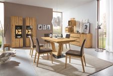 Obývací a jídelní nábytek VALERO_ jídelna_ vitrina 169303 + vitrina 169302 + sideboard 169102 + regál 169832 + jídelní stůl 169465 _obr. 2 Obývací a jídelní nábytek VALERO_ jídelna_ vitrina 169303 + vitrina 169302 + sideboard 169102 + regál 169832 + jídelní stůl 169465 _obr. 2