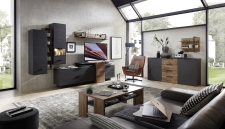 Obývací sestava MOONLIGHT 10 H9 GV 80 + sideboard 20 + policový panel 42 + konferenční stůl 20 H9 GV 02_obr. 1 Obývací sestava MOONLIGHT 10 H9 GV 80 + sideboard 20 + policový panel 42 + konferenční stůl 20 H9 GV 02_obr. 1