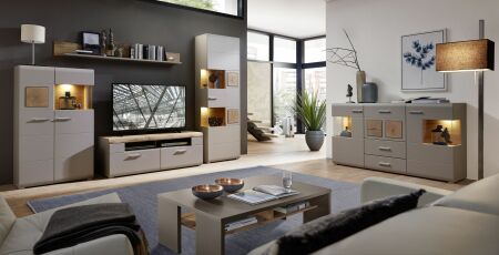 Obývací nábytek FARO II_ sestava 10 A1 MM 81 + sideboard 21 + konferenční stůl_ obr. 2