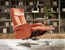 Relaxační polohovatelné křeslo SAXON 9501_ opěradlo A_ područky 3_ v kůži Cento begonia_ obr. 11 Relaxační polohovatelné křeslo SAXON 9501_ opěradlo A_ područky 3_ v kůži Cento begonia_ obr. 11