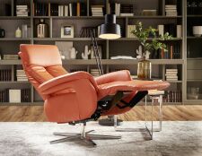 Relaxační polohovatelné křeslo SAXON 9501_ opěradlo A_ područky 3_ v kůži Cento begonia_ obr. 12 Relaxační polohovatelné křeslo SAXON 9501_ opěradlo A_ područky 3_ v kůži Cento begonia_ obr. 12
