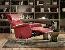 Relaxační polohovatelné křeslo SAXON 9501_ opěradlo C_ područky 2_ v kůži Cento rosso antico_ obr. 30 Relaxační polohovatelné křeslo SAXON 9501_ opěradlo C_ područky 2_ v kůži Cento rosso antico_ obr. 30
