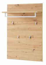 Předsíňový nábytek BONO green_ závěsný šatní panel 30 J1 H9 40_ rozměry š/v/h_ 78/117/30 cm_ šikmý pohled_ obr. 9