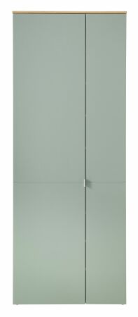 Předsíňový nábytek BONO green_ botník 30 J1 H9 03_ rozměry š/v/h_ 78/202/38 cm_ čelní pohled_ obr. 9