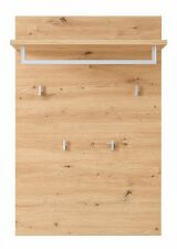 Předsíňový nábytek BONO white_ závěsný šatní panel 30 J1 HW 40_ rozměry š/v/h_ 78/117/30 cm_ čelní pohled_ obr. 12 Předsíňový nábytek BONO white_ závěsný šatní panel 30 J1 HW 40_ rozměry š/v/h_ 78/117/30 cm_ čelní pohled_ obr. 12