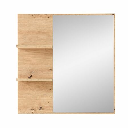 Předsíňový nábytek BONO white_ závěsné zrcadlo 30 J1 HW 50_ rozměry š/v/h_ 78/80/17 cm_ čelní pohled_ obr. 14