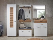 Předsíňový nábytek FREMONT_ sestava 60 C5 HW 80_ š/v/h  245/ 201/ 40 cm_ čelní pohled_ obr. 2