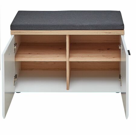 Předsíňový nábytek FREMONT_ lavice s polštářem 60 C5 HW 60_ š/v/h_ 80/51/40 cm_ otevřená_ vnitřní uspořádání_ obr. 9