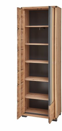 Předsíňový nábytek GAMMA_ šatní skříň 3X 15 HH 01 (není součástí sestavy)_ rozměry š/v/h_ 68/204/41 cm_ otevřená_ vnitřní uspořádání_ obr. 10