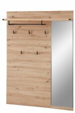 Předsíňový nábytek GAMMA_ závěsný šatní panel se zrcadlem 3X 15 HH 42_ rozměry š/v/h_ 118/163/31 cm_ šikmý pohled_ obr. 7